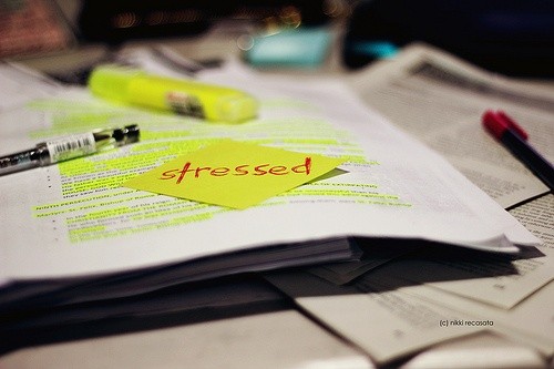 stressed