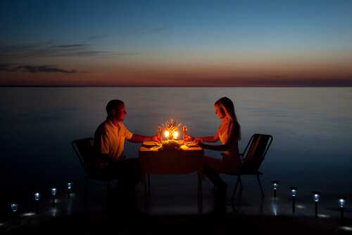 Plan a romantic private dinner
