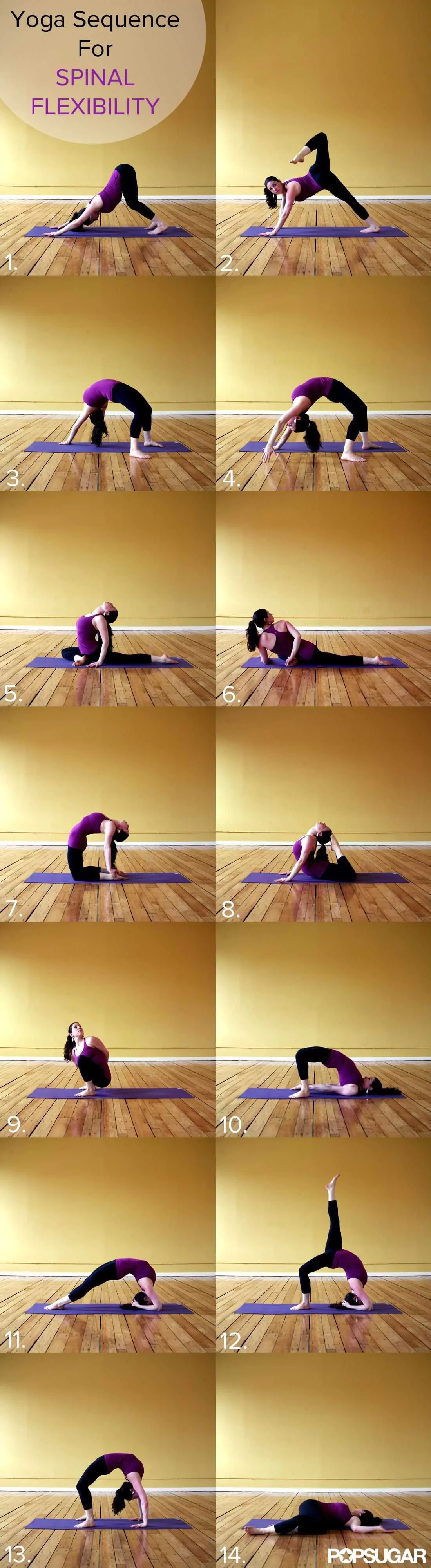 Yoga Sequence For Spinal Flexibility Stretching Exercises