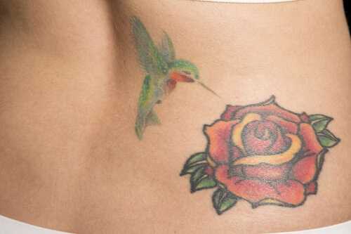 The birth flower tattoo