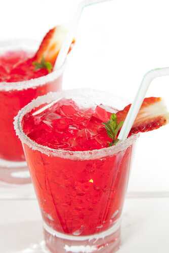 Watermelon and Strawberry Sorbet