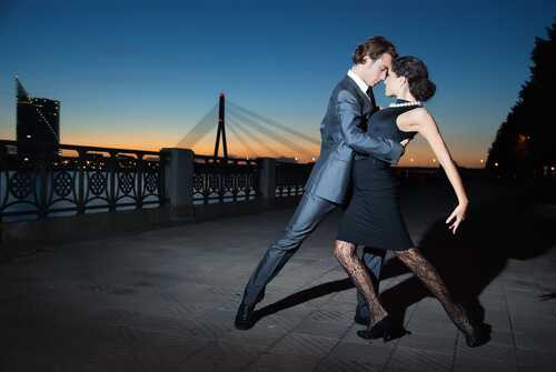 Romantic evening of dance