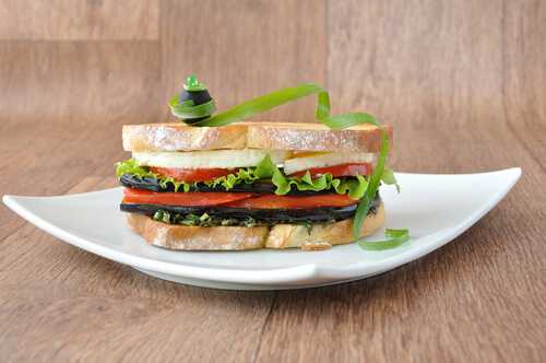 Eggplant sandwich