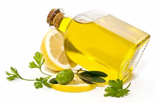 Olive oil and lemon