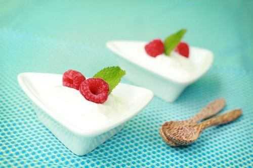 Kefir and Greek yogurt