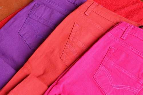 Colored pants