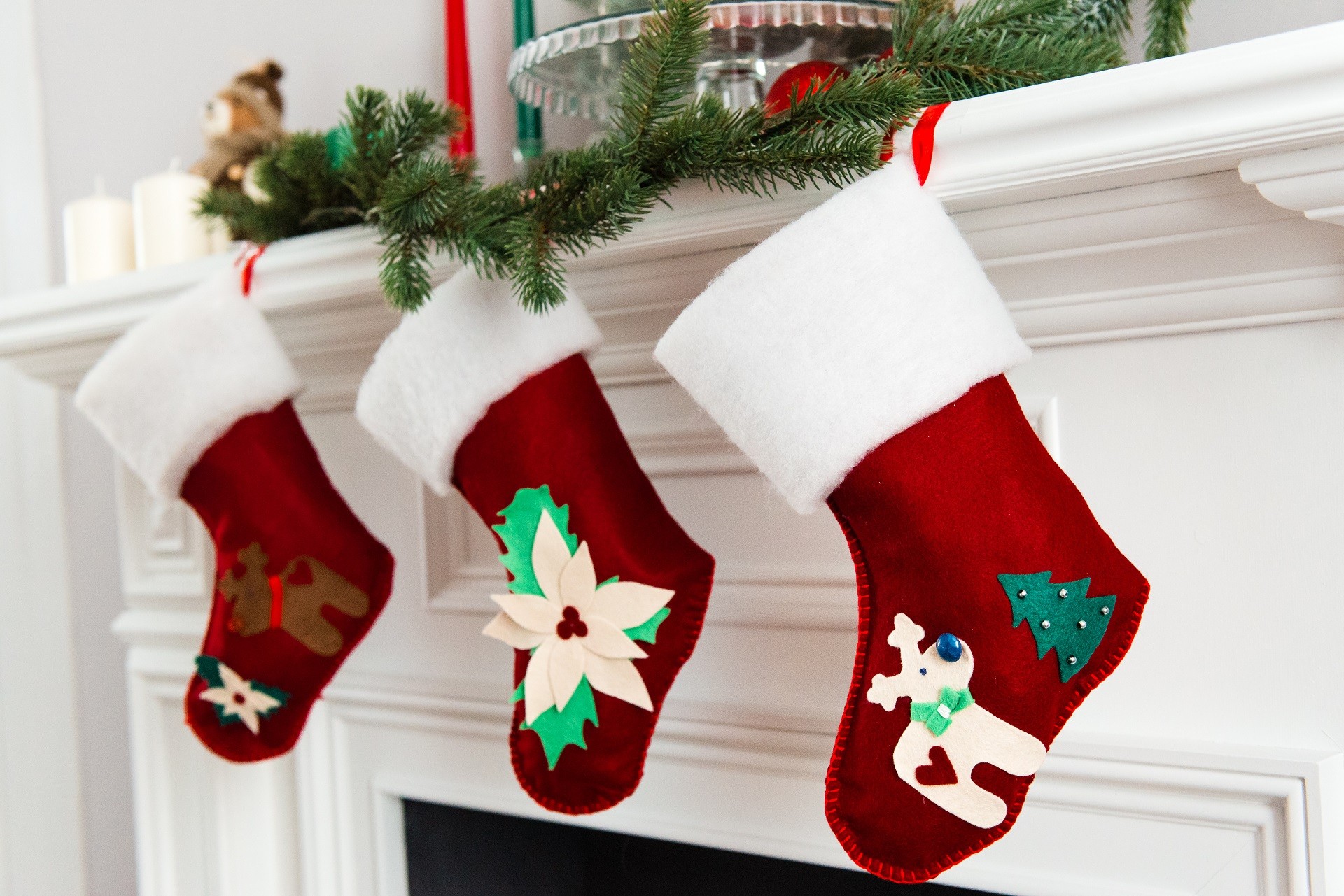 Decorated stockings