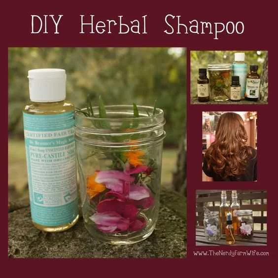 DIY herbal shampoo