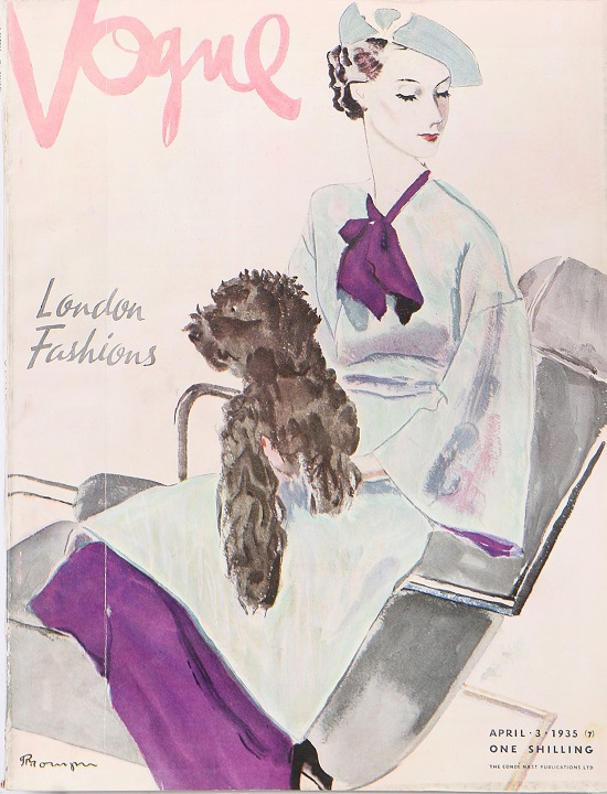 British Vogue Cover April 1935