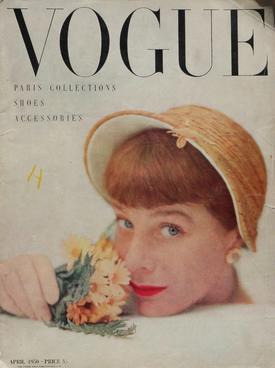 264. April, 1950 - 1159 British Vogue Covers - History of Fashion (Images)