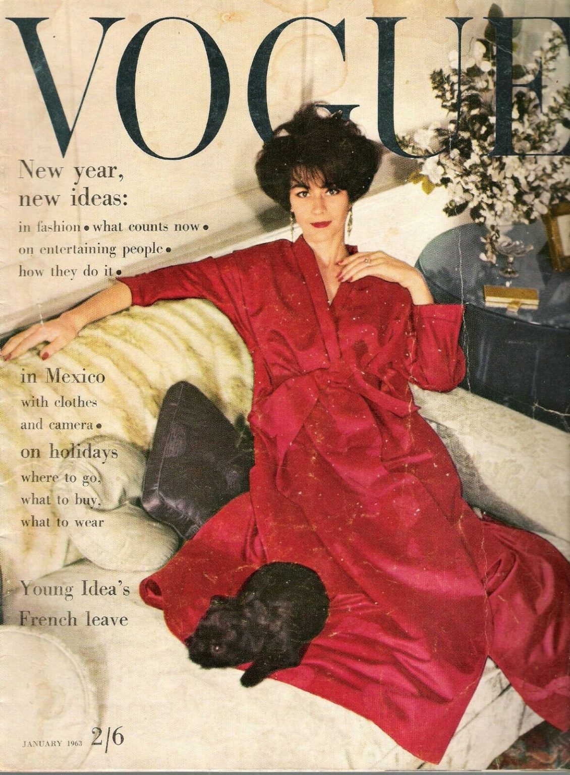 417. January, 1963 1159 British Vogue Covers History of Fashion