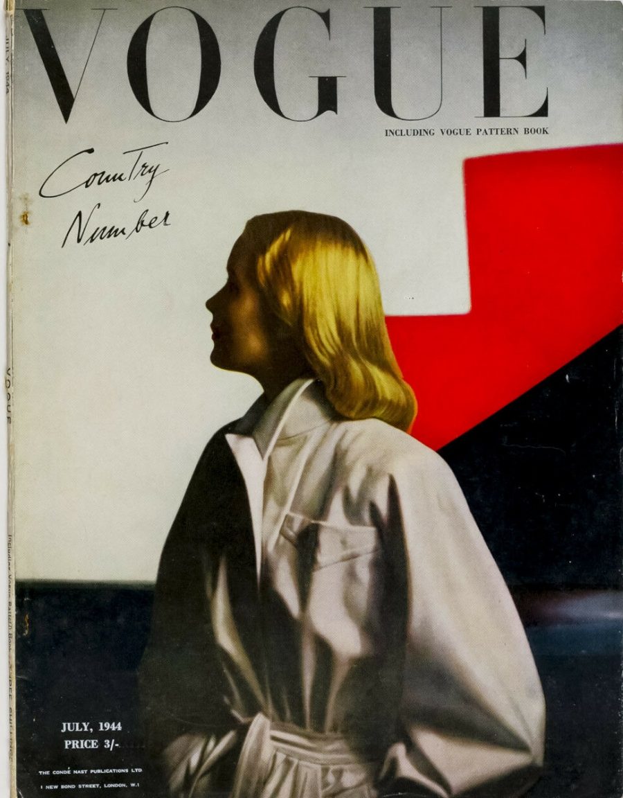 202. July, 1944 1159 British Vogue Covers History of Fashion (Images)