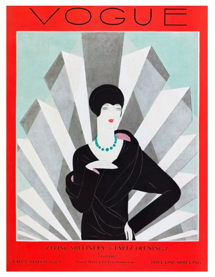 British Vogue Cover March 1927