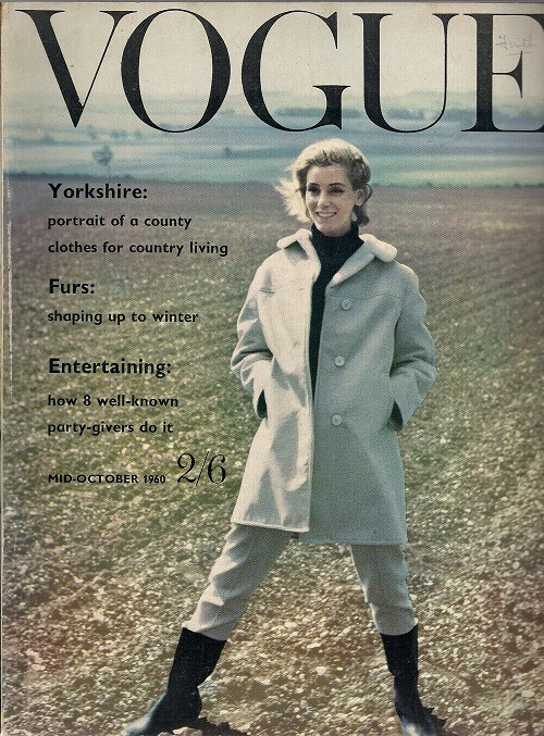 British Vogue Cover October 1960