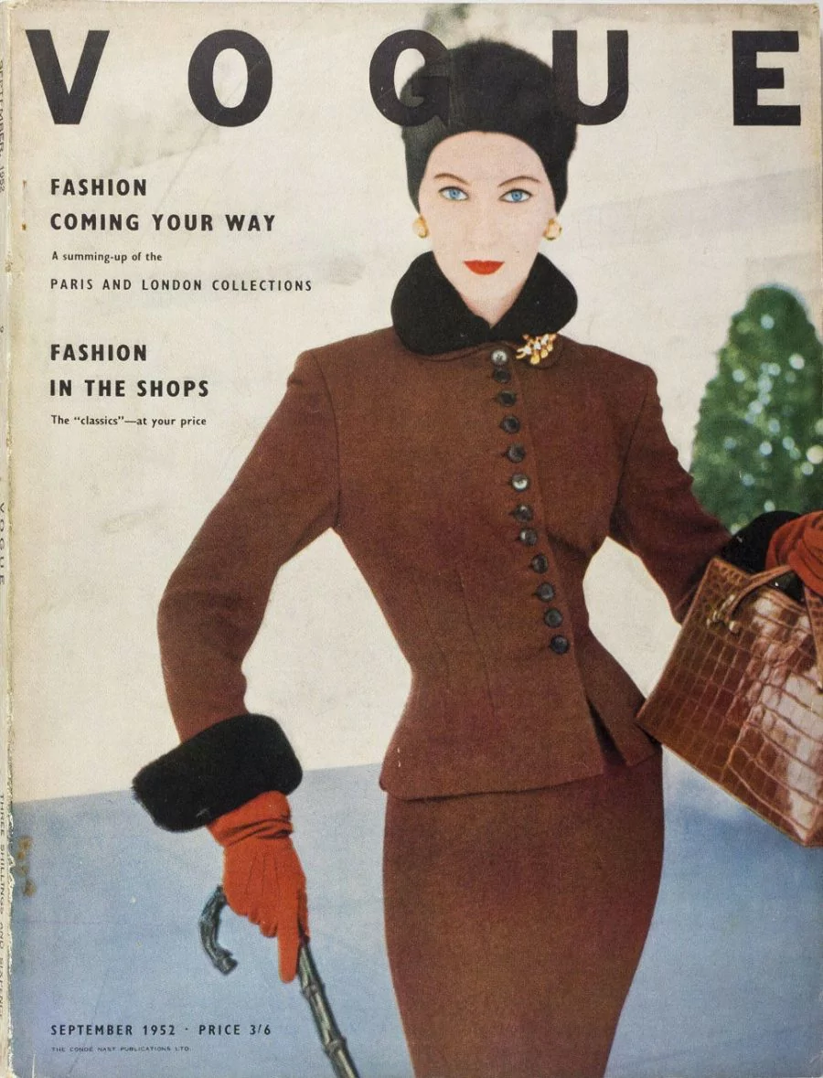 293. September, 1952 - 1159 British Vogue Covers - History of Fashion ...
