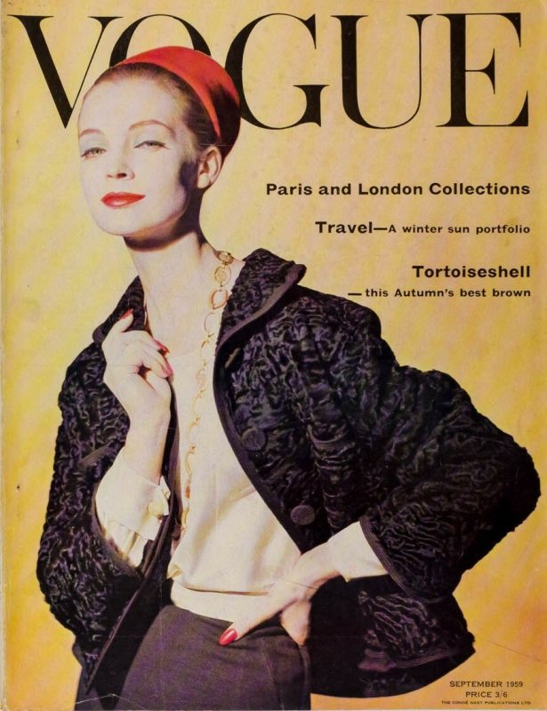 367. September, 1959 - 1159 British Vogue Covers - History of Fashion ...
