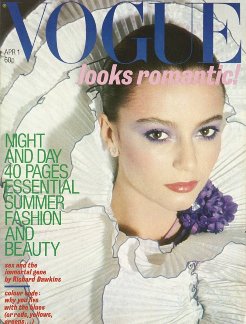 630. Rachel Ward - April, 1977 - 1159 British Vogue Covers - History of ...