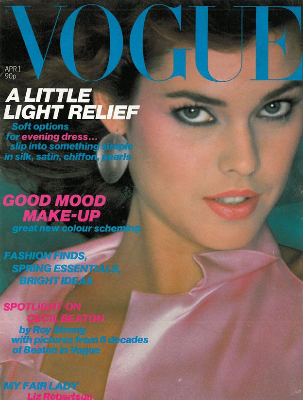 British Vogue Cover April 1980
