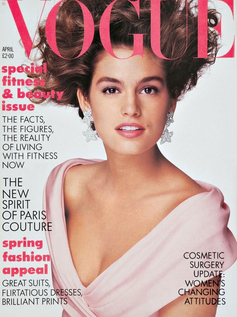 711. Renée Simonsen - January, 1983 - 1159 British Vogue 