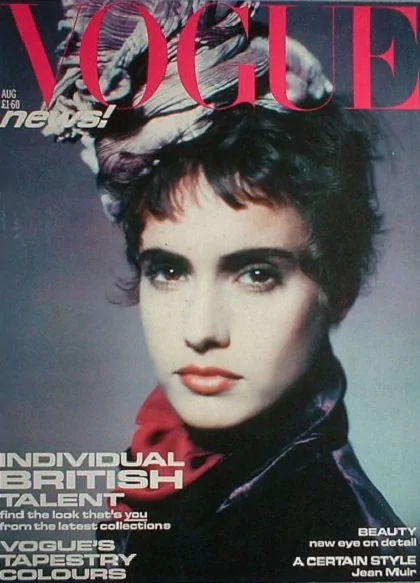 742. August, 1985 - 1159 British Vogue Covers - History of Fashion (Images)