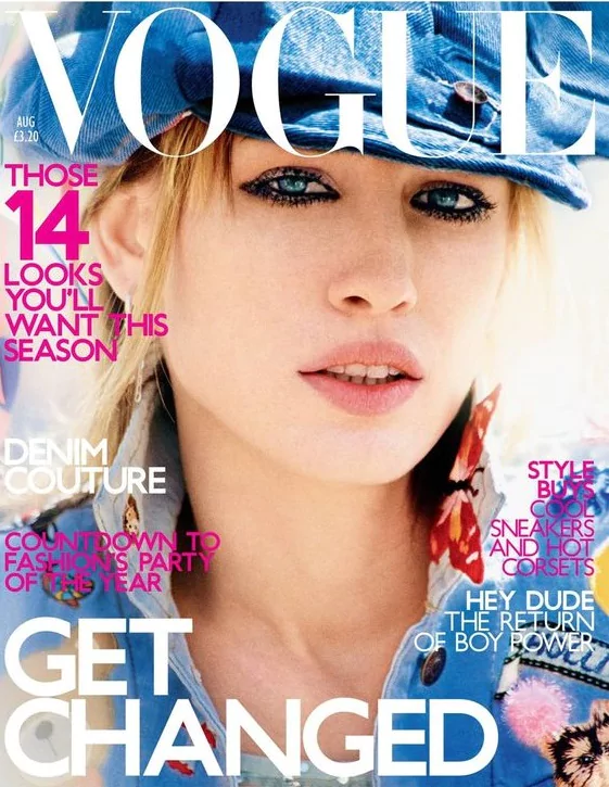 British Vogue Cover August 2001