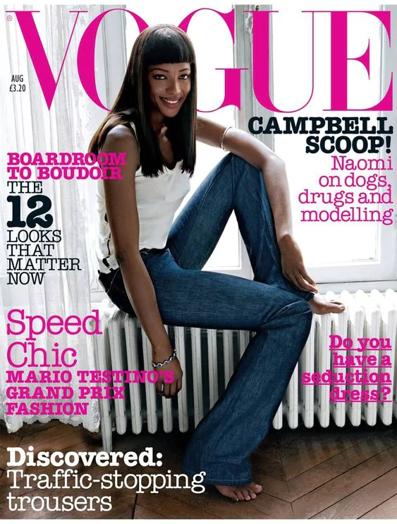 British Vogue Cover August 2002