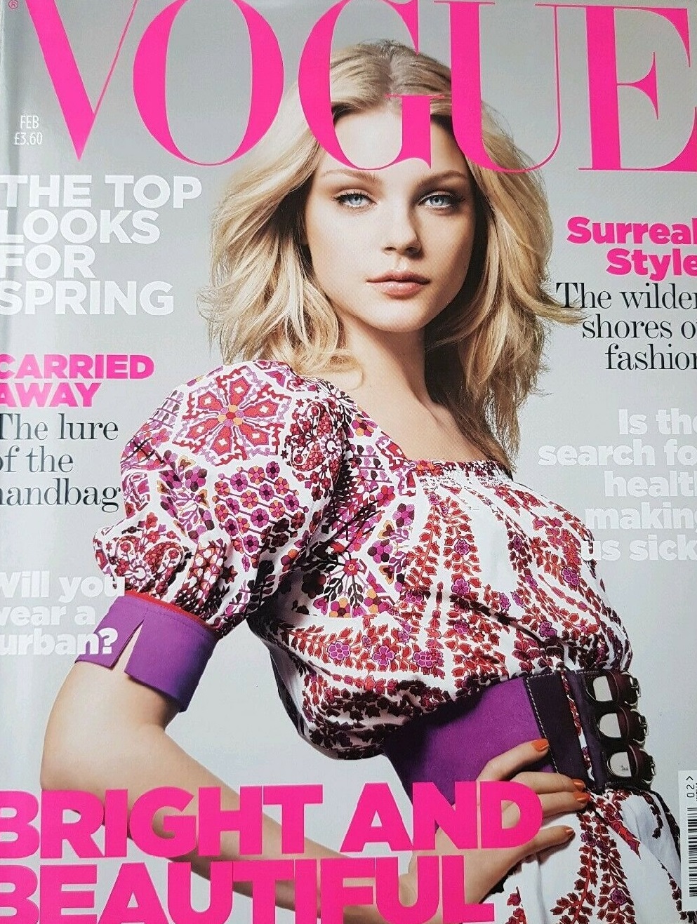 British Vogue Cover February 2007