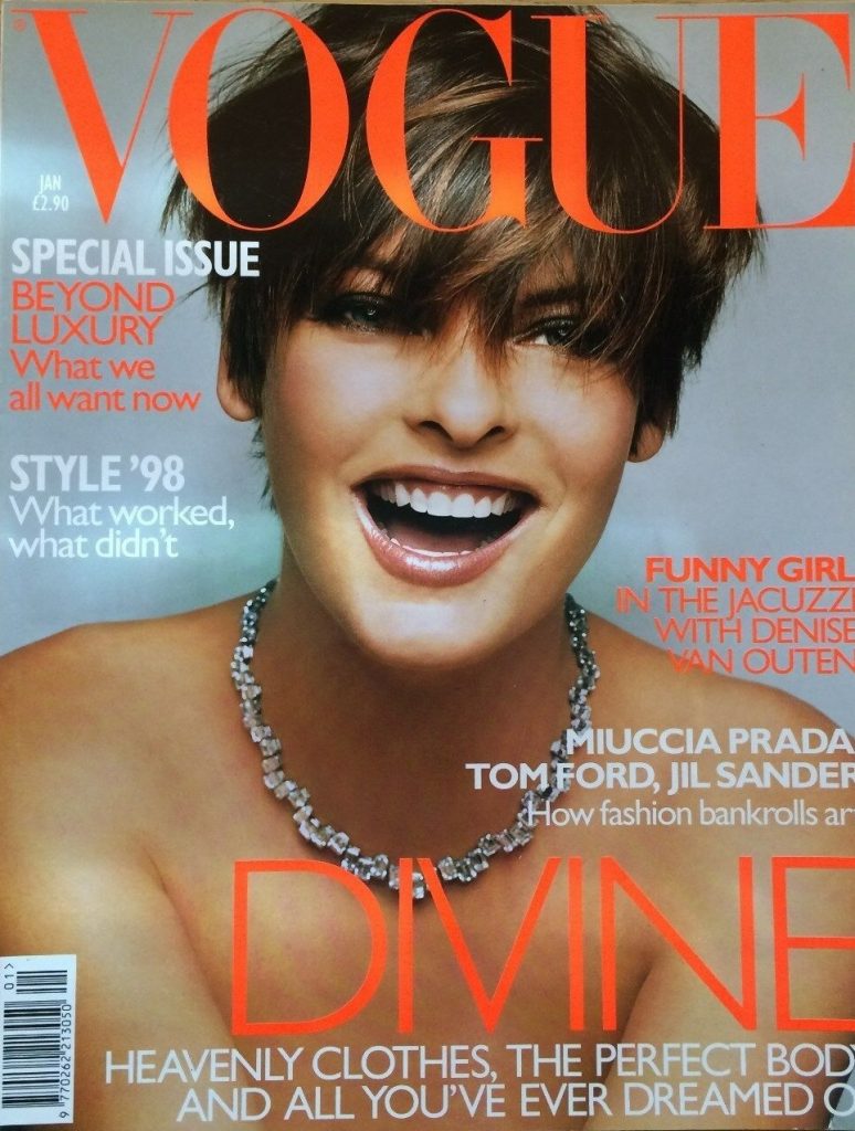 904. Milla Jovovich February, 1999 1159 British Vogue Covers