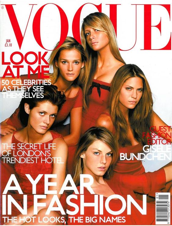 British Vogue Cover January 2001