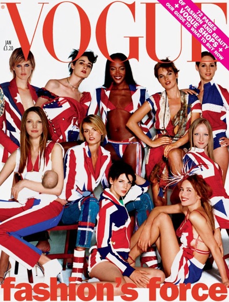 British Vogue Cover January 2002