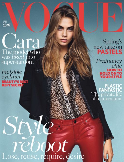British Vogue Cover January 2014