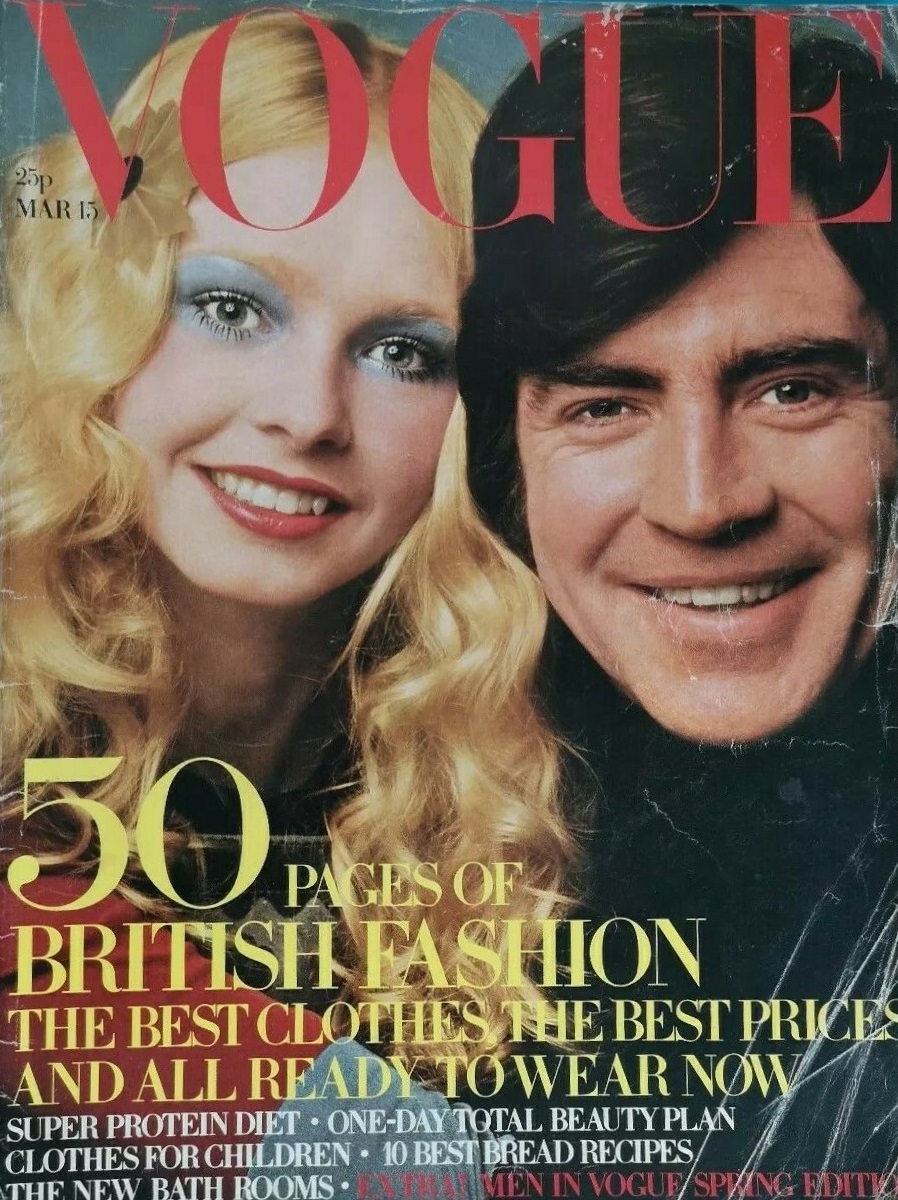 British Vogue Cover March 1971