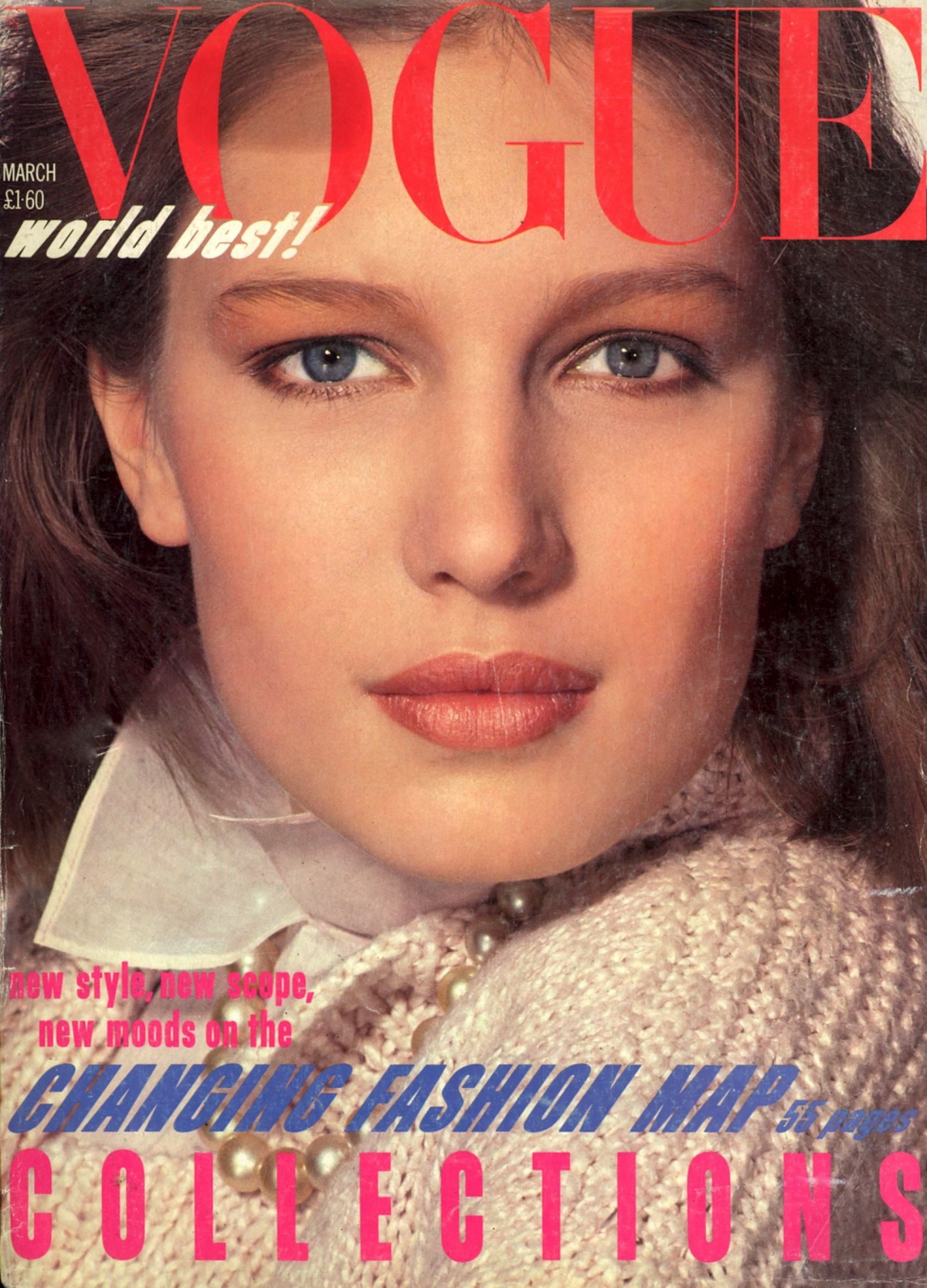 725. Renata Vackova - March, 1984 - 1159 British Vogue Covers - History ...