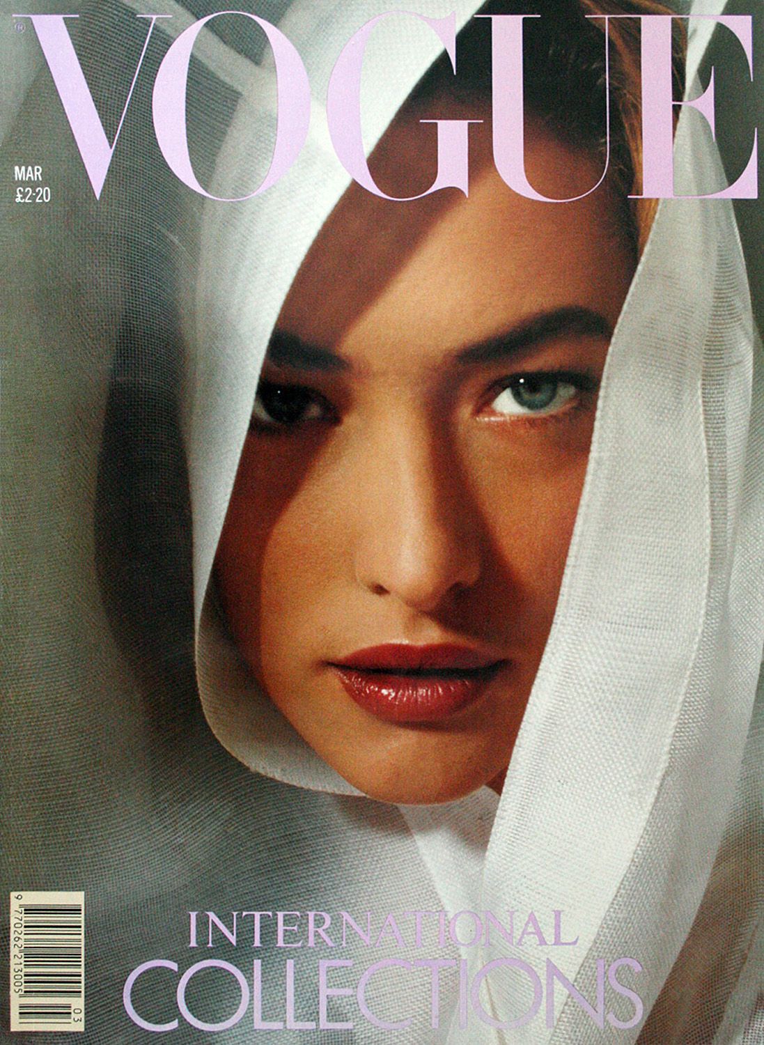 British Vogue Cover March 1989