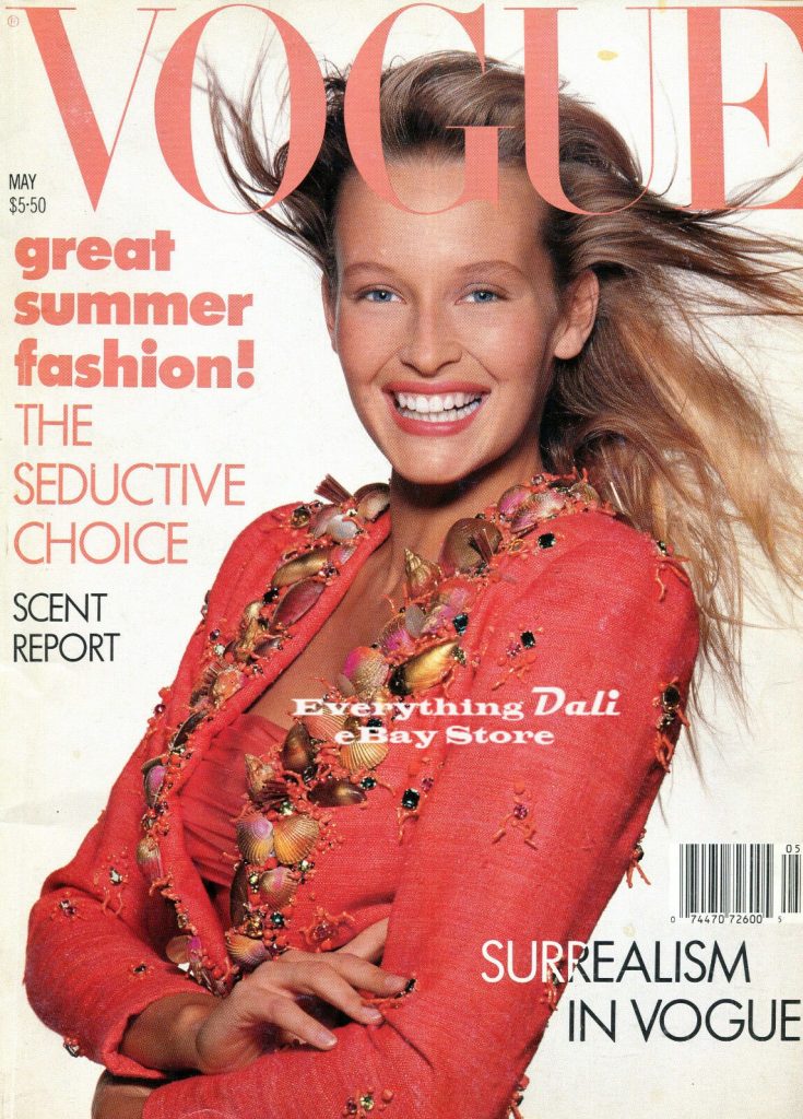 775. Estelle Lefebure - May, 1988 - 1159 British Vogue Covers - History ...
