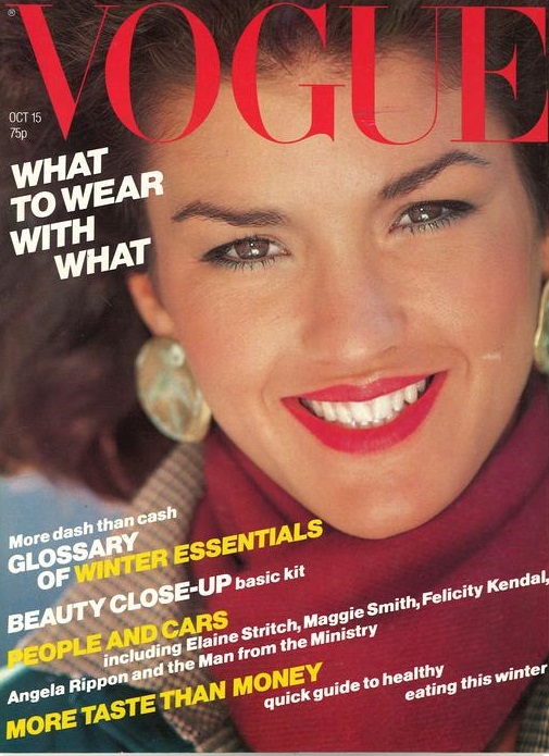 670. Janice Dickinson - October, 1979 - 1159 British Vogue Covers ...
