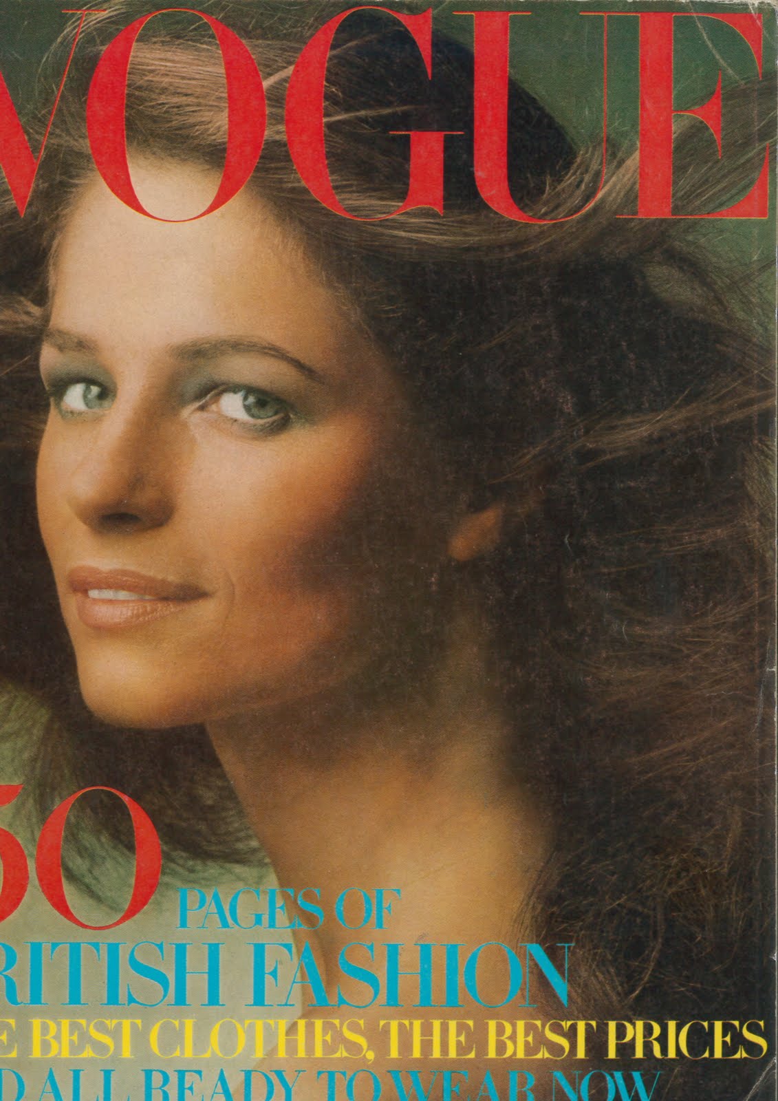 British Vogue Cover September 1970