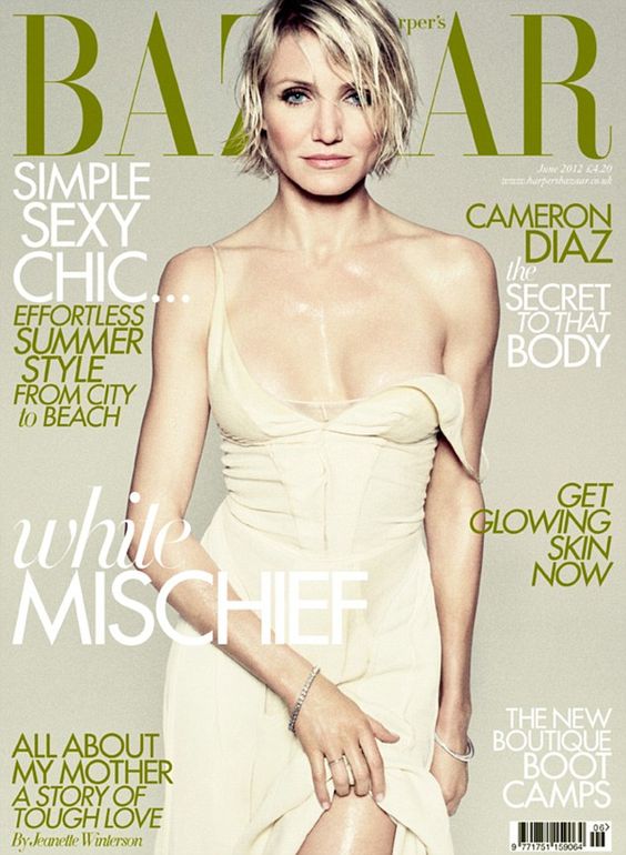 Cameron Diaz British Harper's Bazaar Cover June 2012