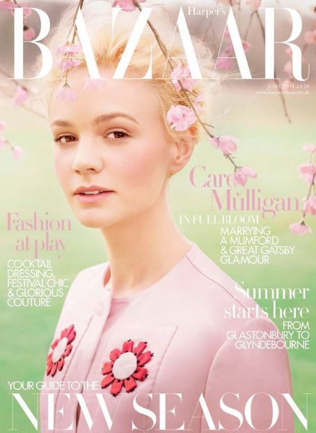 Carey Mulligan British Harper's Bazaar Cover June 2013