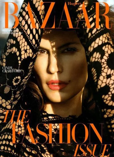 Cindy Crawford British Harper's Bazaar Cover March 2010