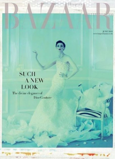 Erin O'Connor British Harper's Bazaar Cover June 2013