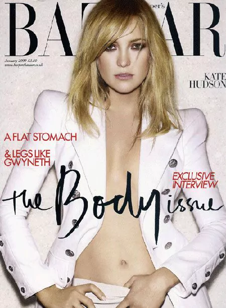 Kate Hudson British Harper's Bazaar Cover January 2009