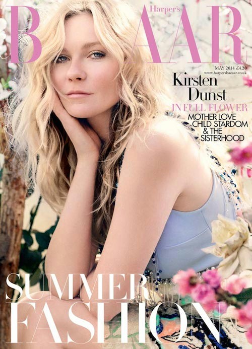 Kirsten Dunst British Harper's Bazaar Cover May 2014