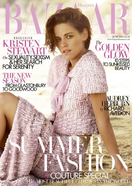 Kristen Stewart British Harper's Bazaar Cover June 2015