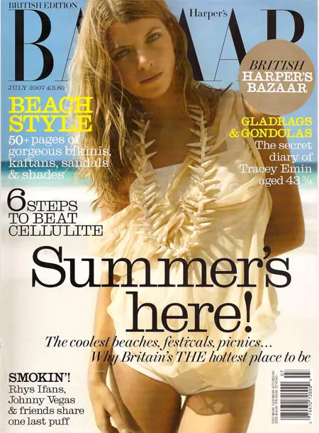 British Harper's Bazaar Cover July 2007