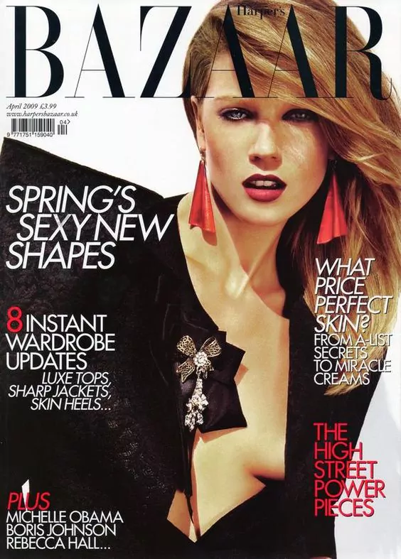 Masha Novoselova British Harper's Bazaar Cover April 2009