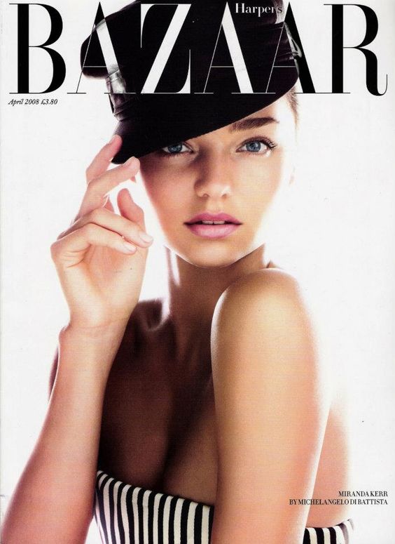 Miranda Kerr British Harper's Bazaar Cover April 2008