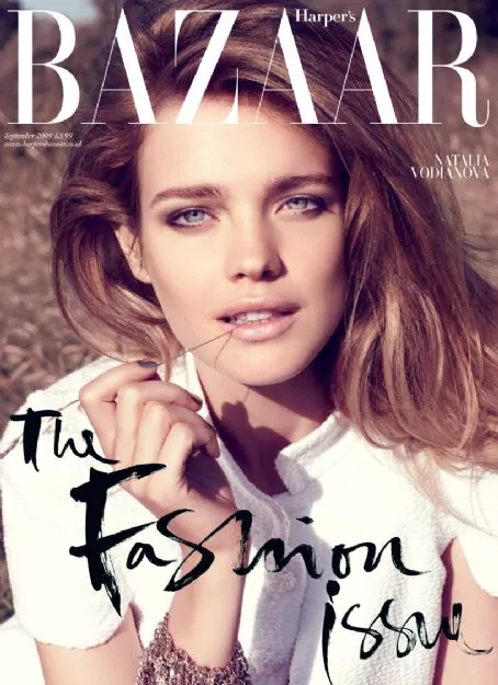 Natalia Vodianova British Harper's Bazaar Cover September 2009