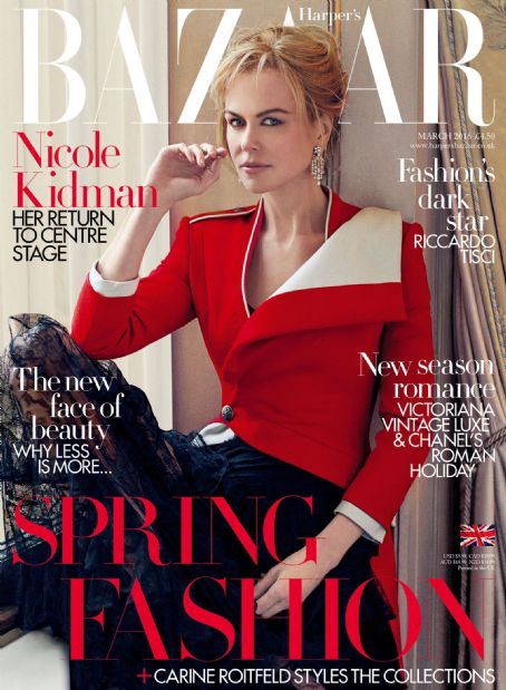 Nicole Kidman British Harper's Bazaar Cover March 2016