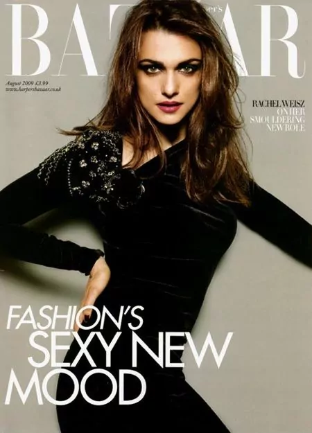 Rachel Weisz British Harper's Bazaar Cover August 2009